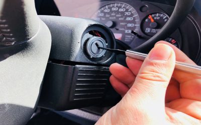 How to open a car door stuck in lock position